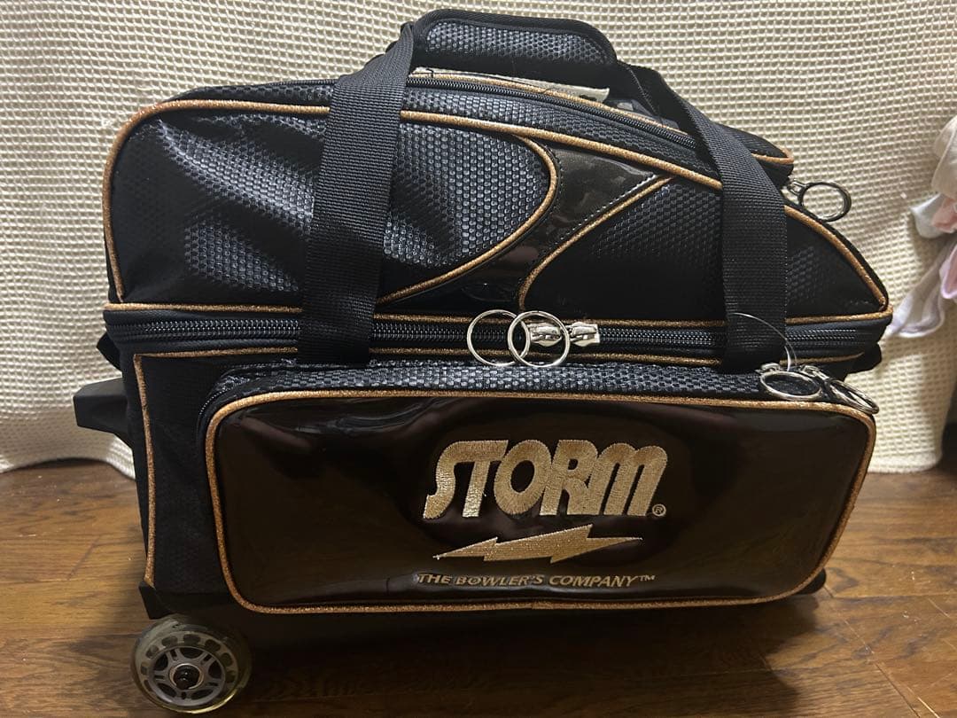 STORM ボウリング用バッグ 黒/ゴールド