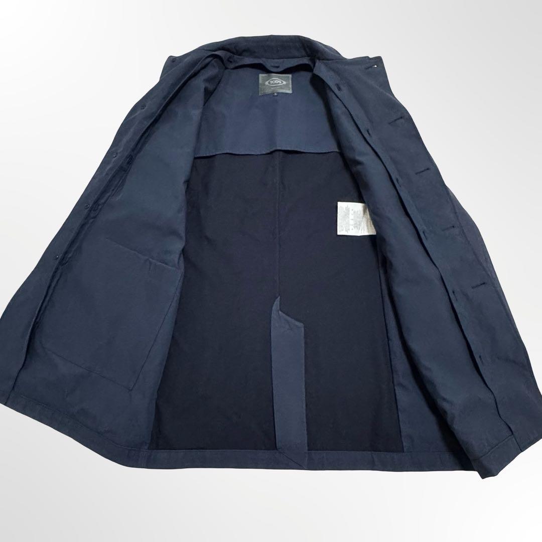 TODS トッズ ダウンライナー ロングコート メンズ L ネイビー系 イタリア