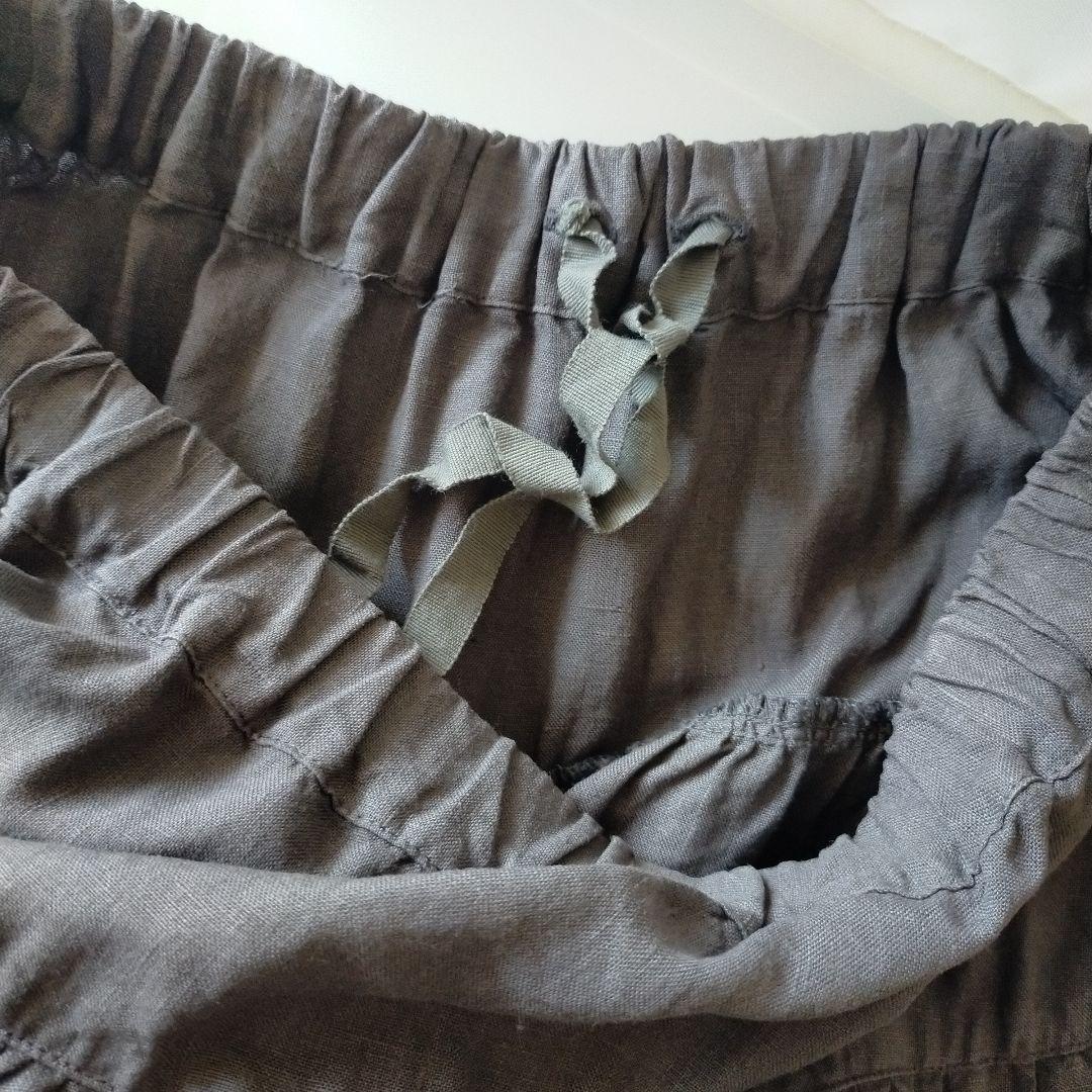 nest Robe　ネストローブ　裾レース　リネンサルエルパンツ