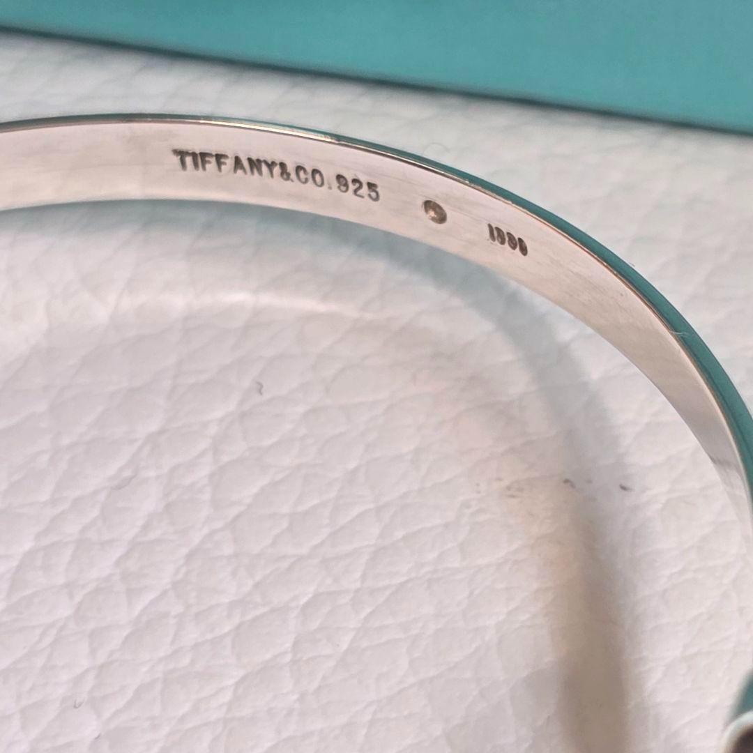 希少✨ティファニー ハート リボン バングル SV925/18Kコンビ