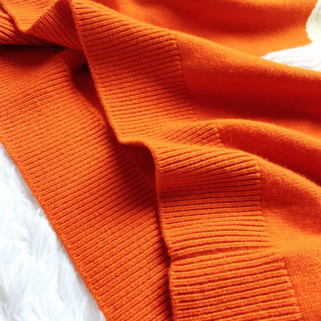 美品HERMESエルメス パーカー シェーヌダンクル　カシミヤニット　ワンピース