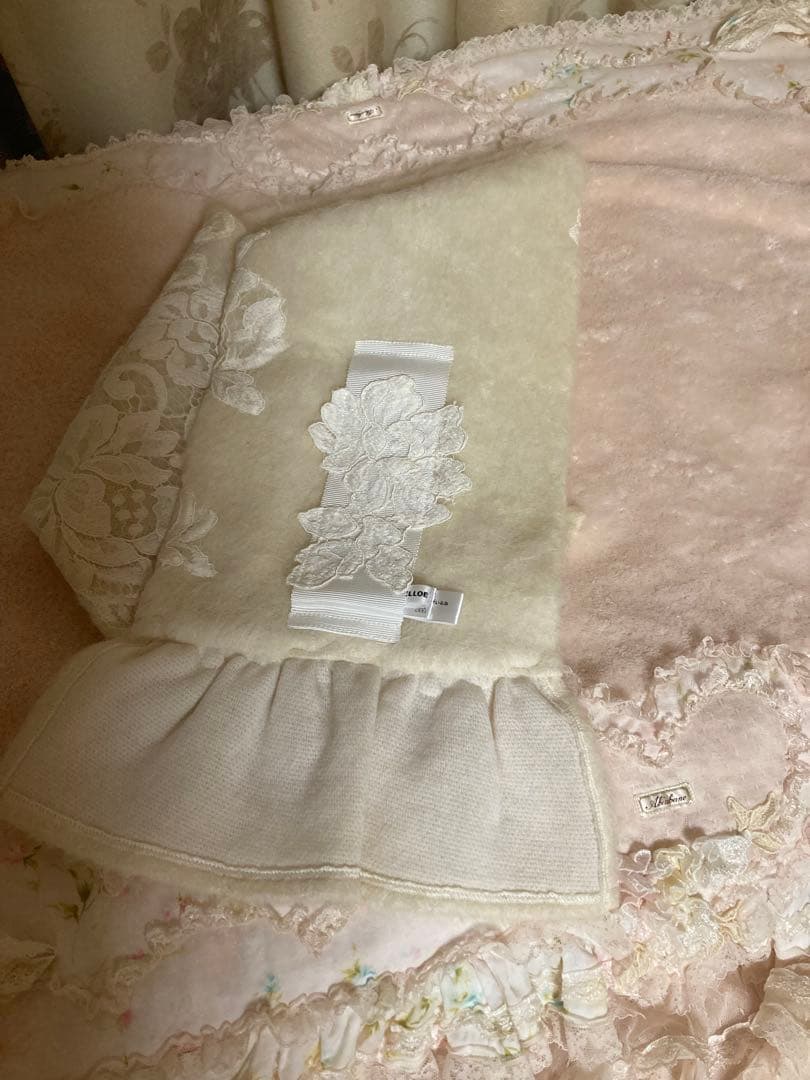 サエラナパーアルパカアイボリー マフラー差し込み式