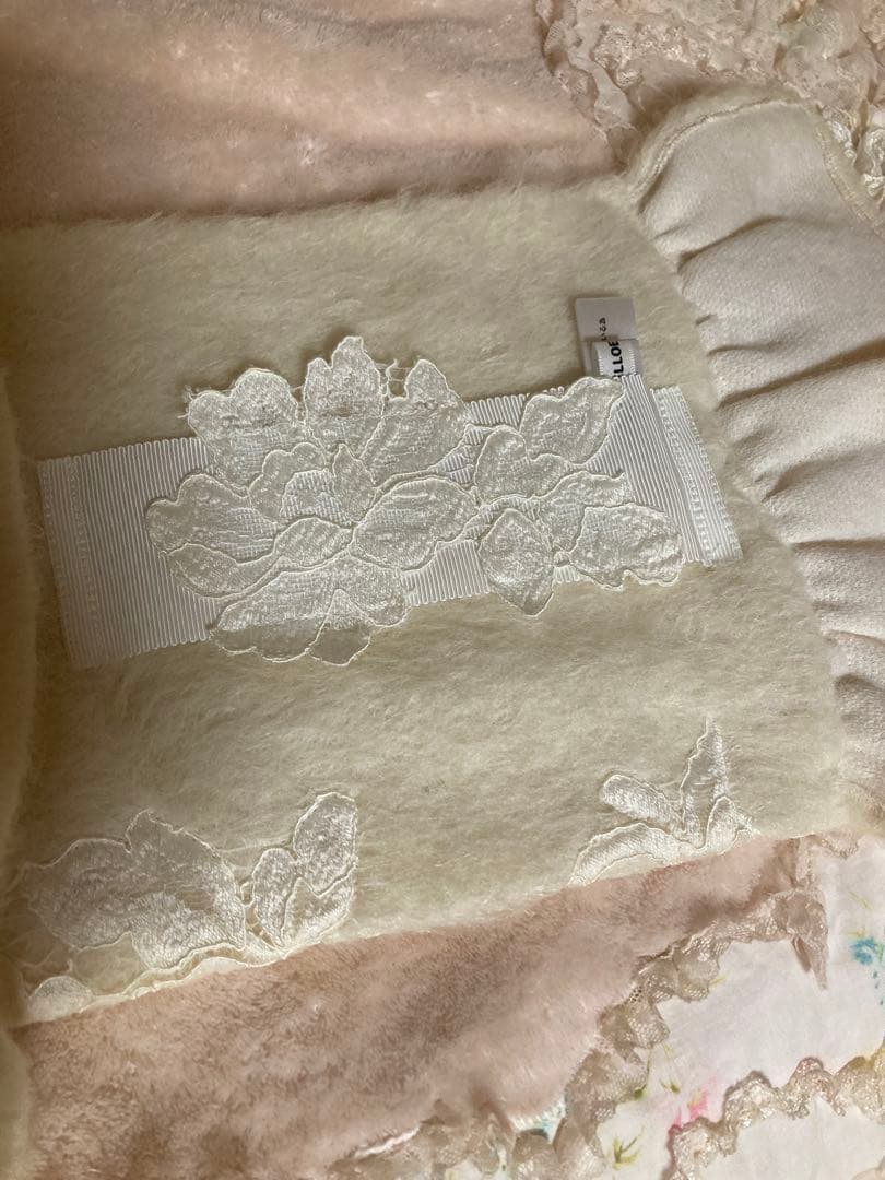 サエラナパーアルパカアイボリー マフラー差し込み式