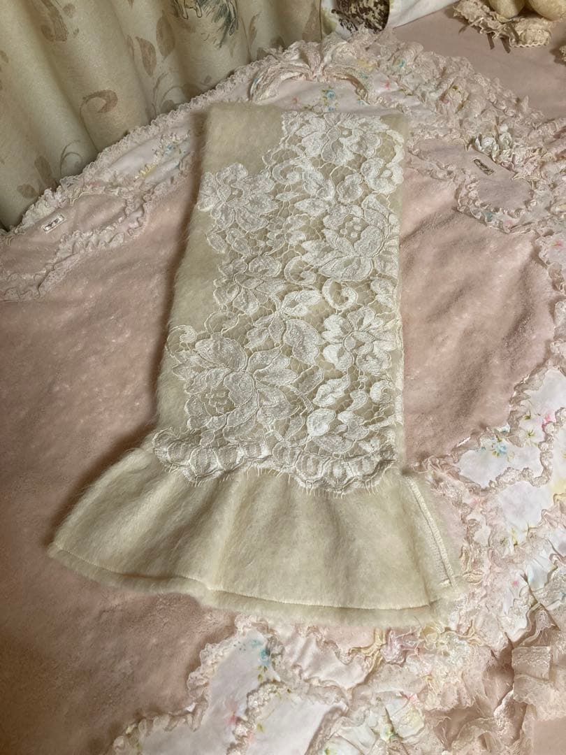 サエラナパーアルパカアイボリー マフラー差し込み式