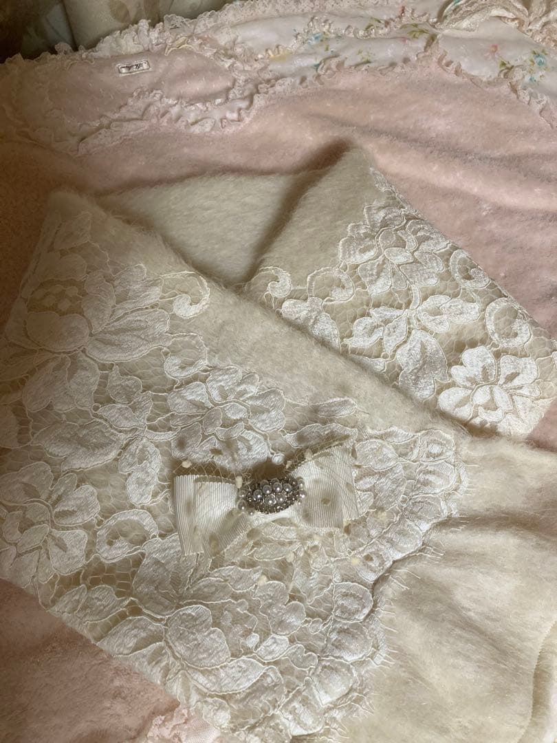 サエラナパーアルパカアイボリー マフラー差し込み式