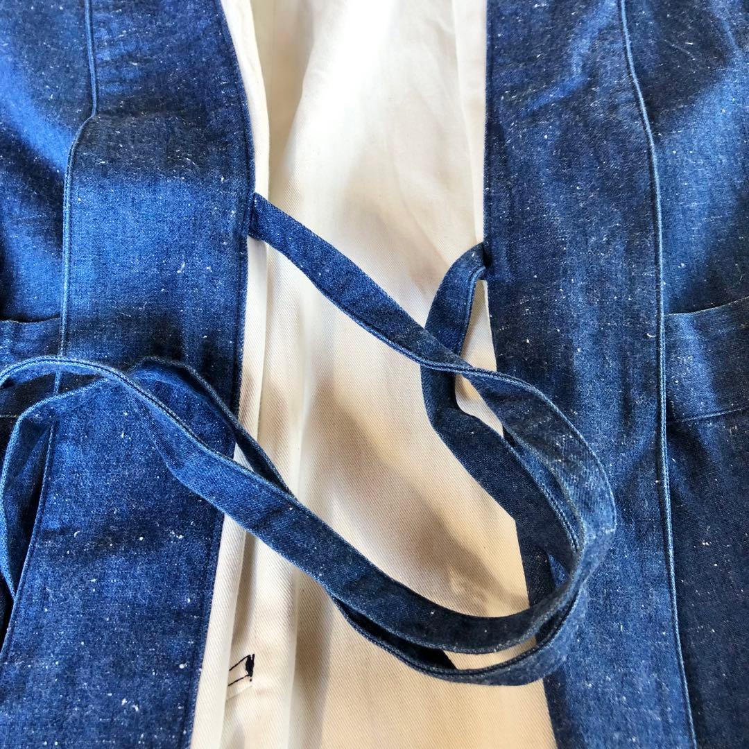 gold ゴールド ノーカラーショップコート 東洋エンタープライズ ガウン M