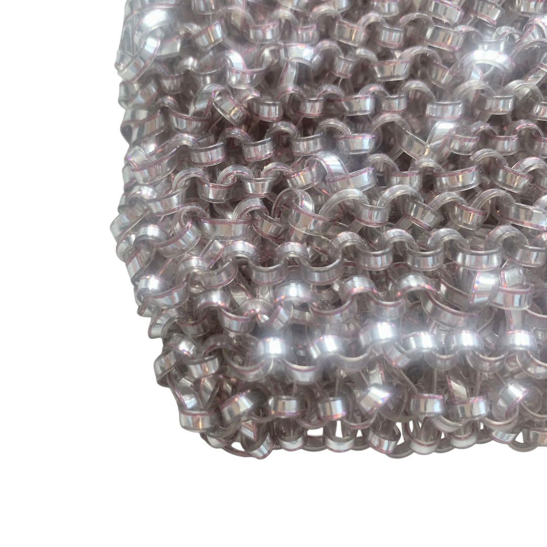 ［美品］ANTEPRIMA アンテプリマ　ワイヤーバッグ　ピンク　リボン