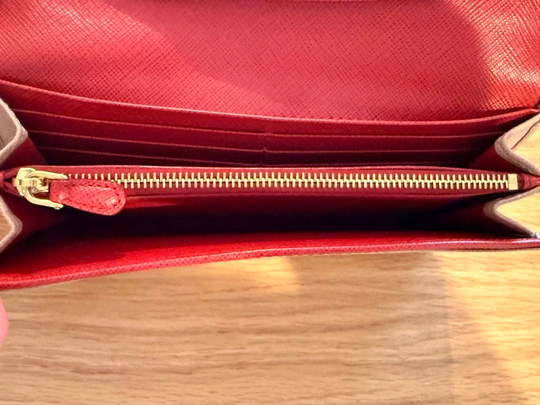 【美品】プラダ 1MH132 サフィアーノ マルチカラー 長財布　箱付