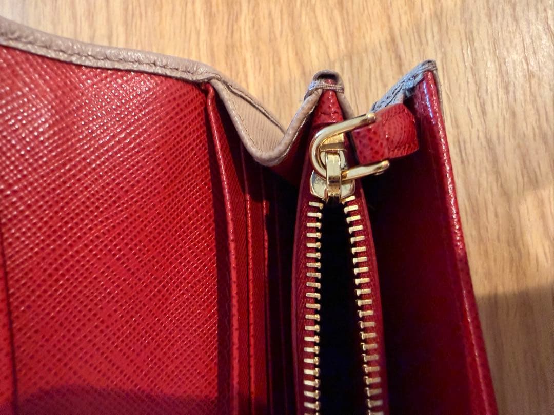 【美品】プラダ 1MH132 サフィアーノ マルチカラー 長財布　箱付