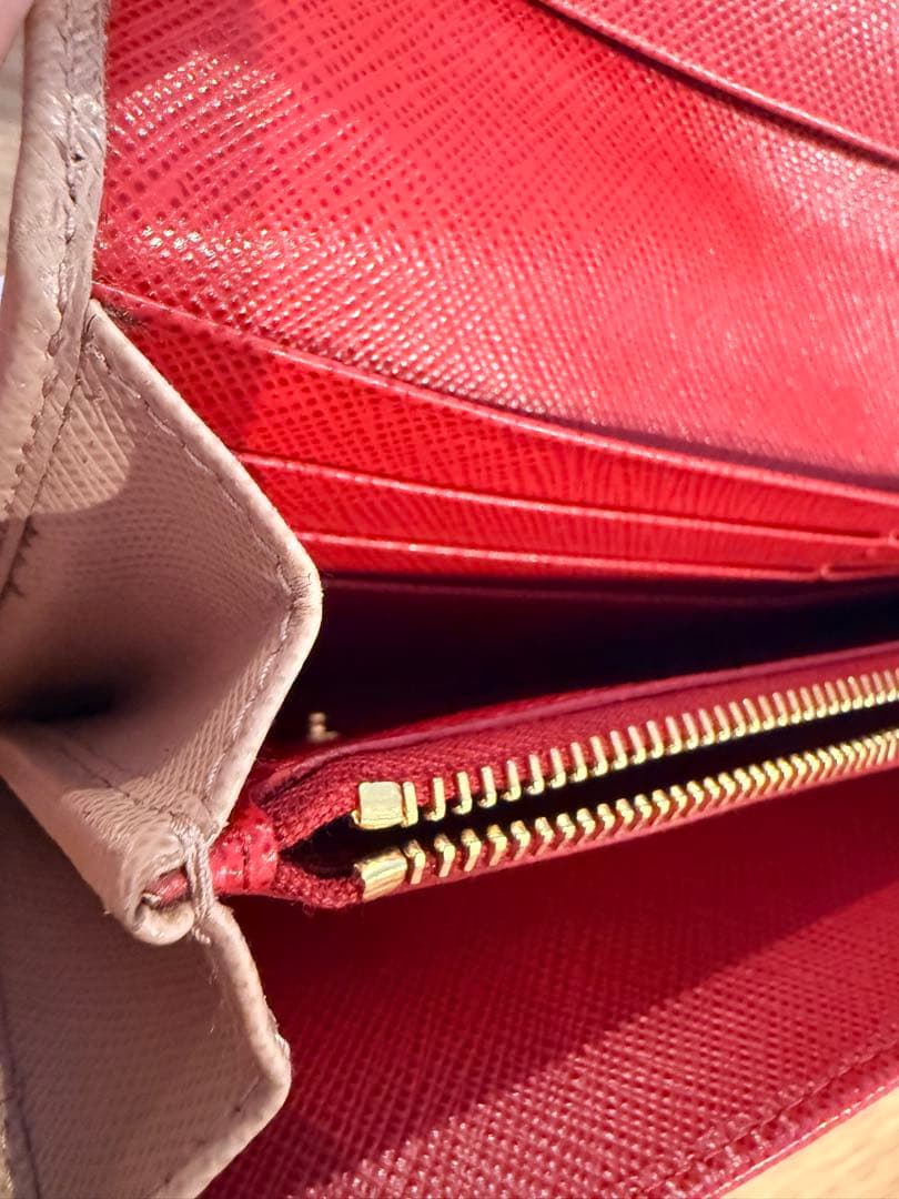 【美品】プラダ 1MH132 サフィアーノ マルチカラー 長財布　箱付