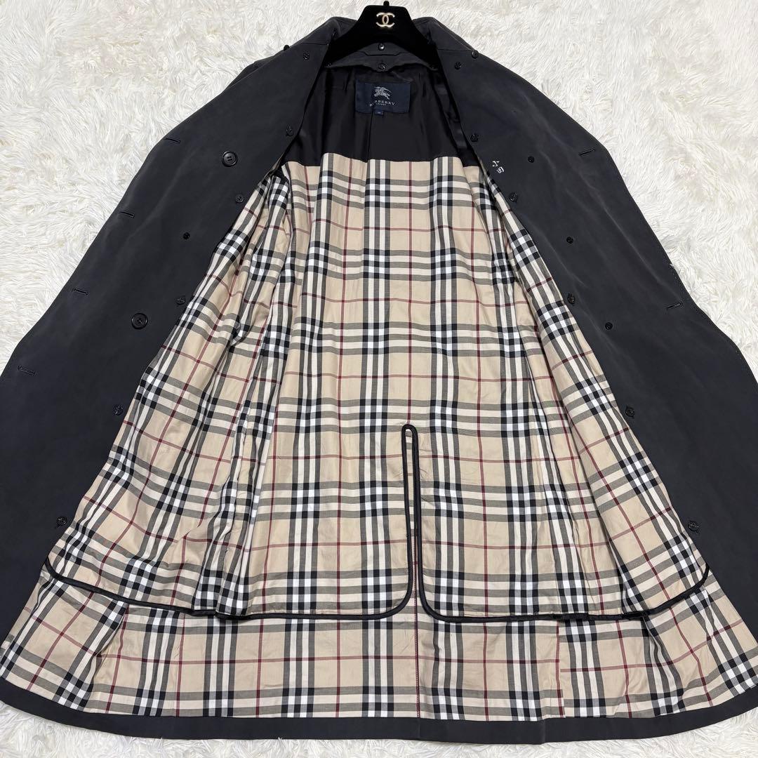 【美品】バーバリーロンドン トレンチコート ライナー チェック ベルト