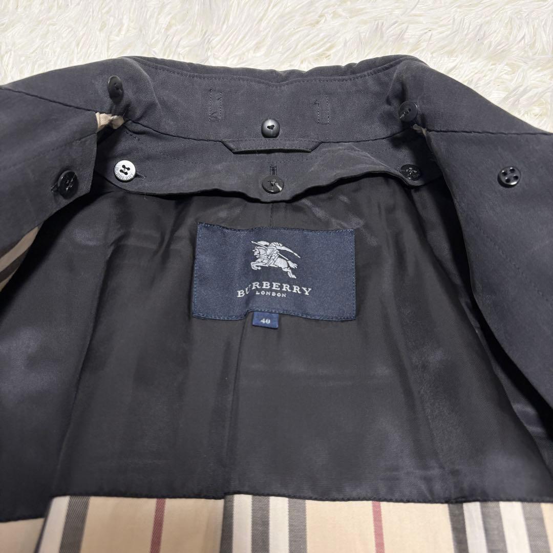 【美品】バーバリーロンドン トレンチコート ライナー チェック ベルト