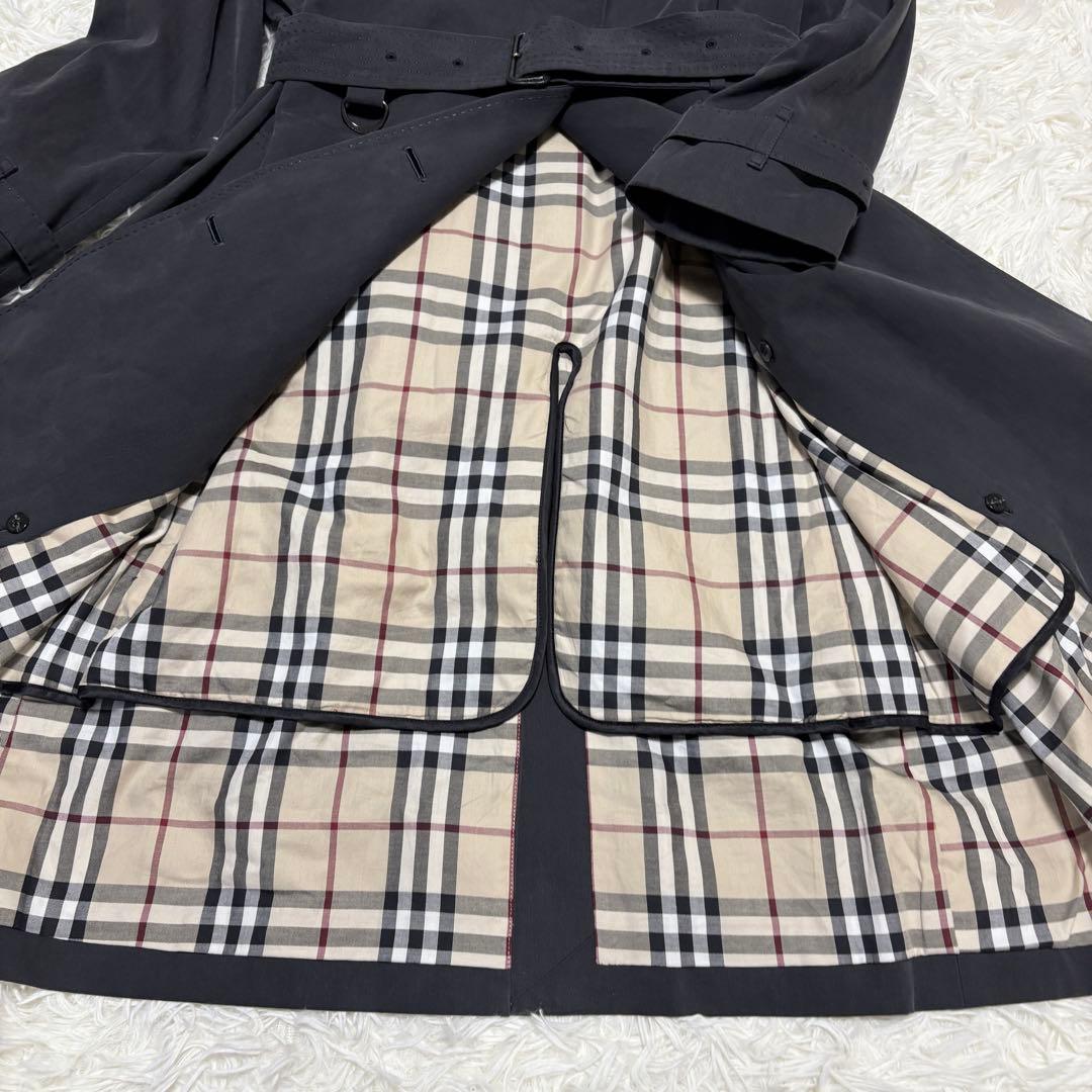 【美品】バーバリーロンドン トレンチコート ライナー チェック ベルト