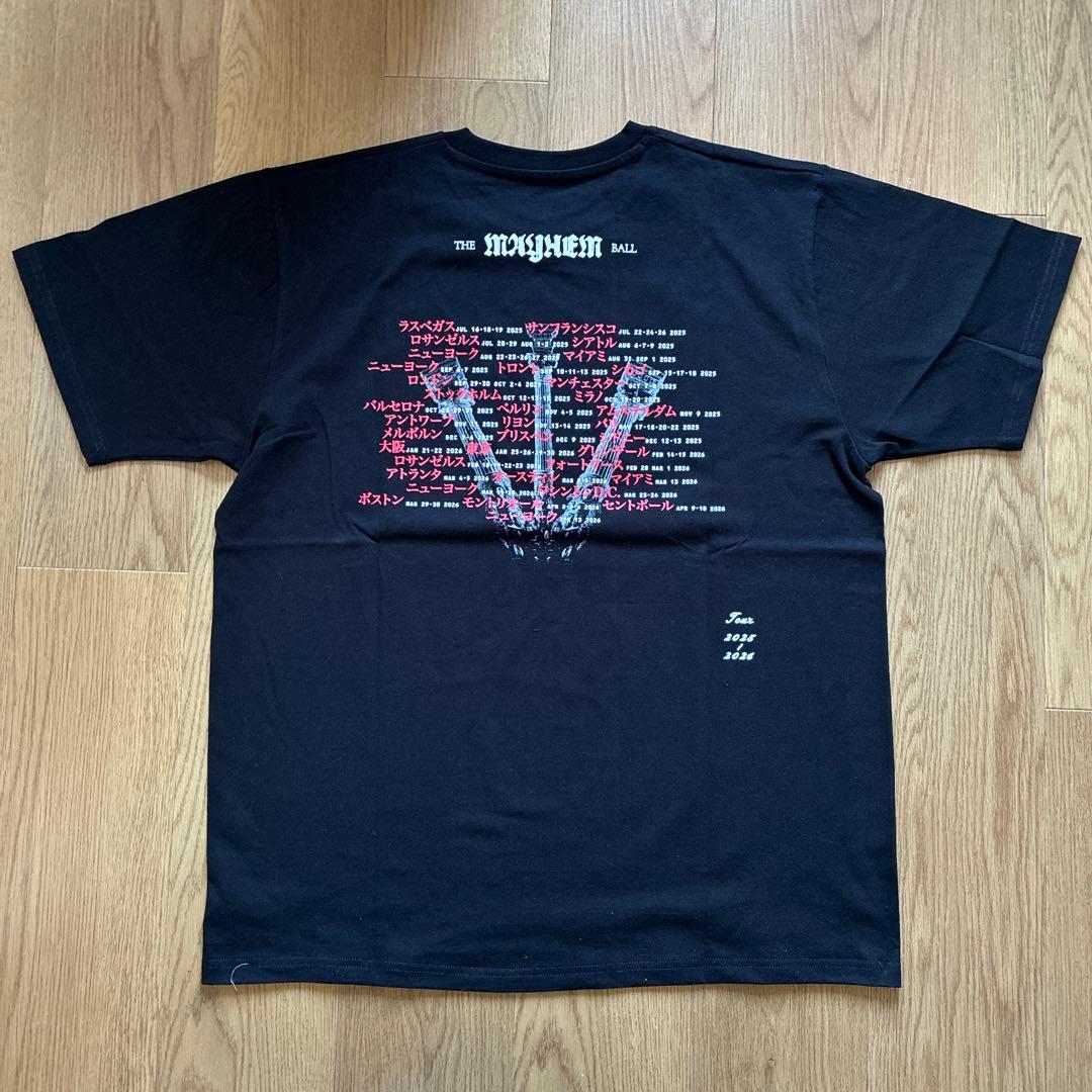 【未使用品】レディー・ガガ MAYHEM 日本限定 踊るか死ぬか Tシャツ XL