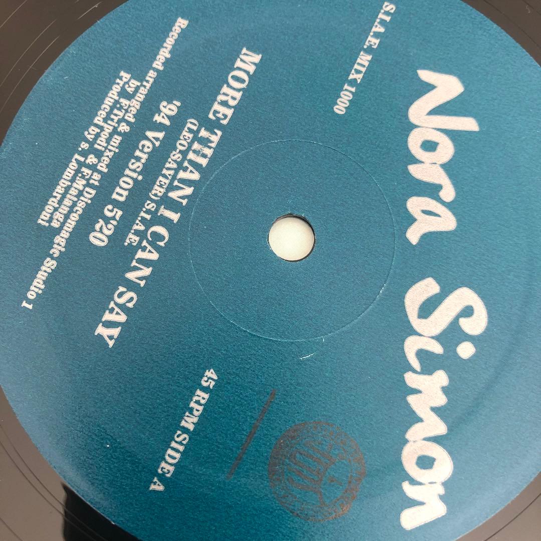 Nora Simon / more than i can say オリジナル盤