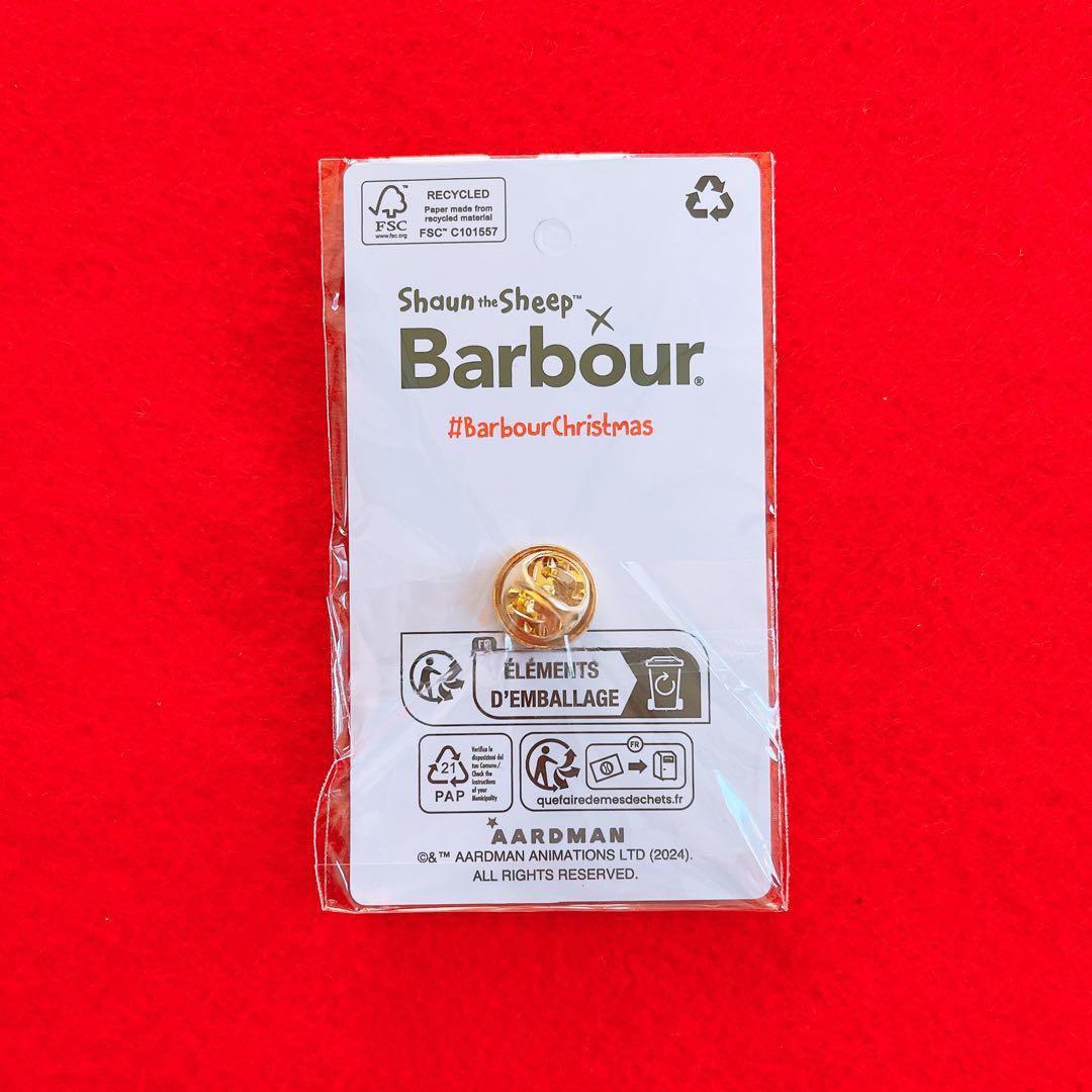 【非売品】バブアー×ひつじのショーン コラボピンバッジ【２個セット】