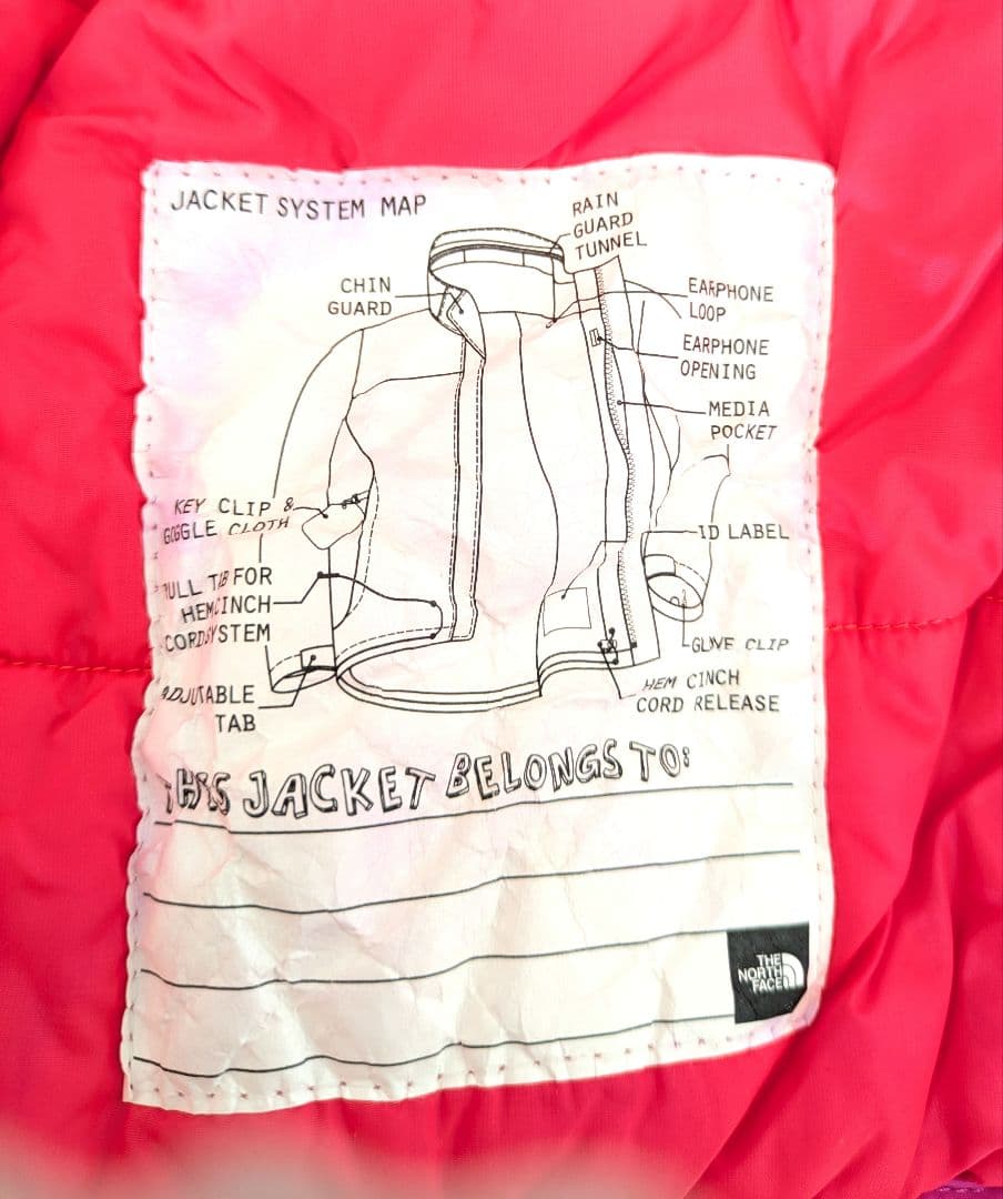 ノースフェイス　キッズ　スキーウェア　xxsサイズ