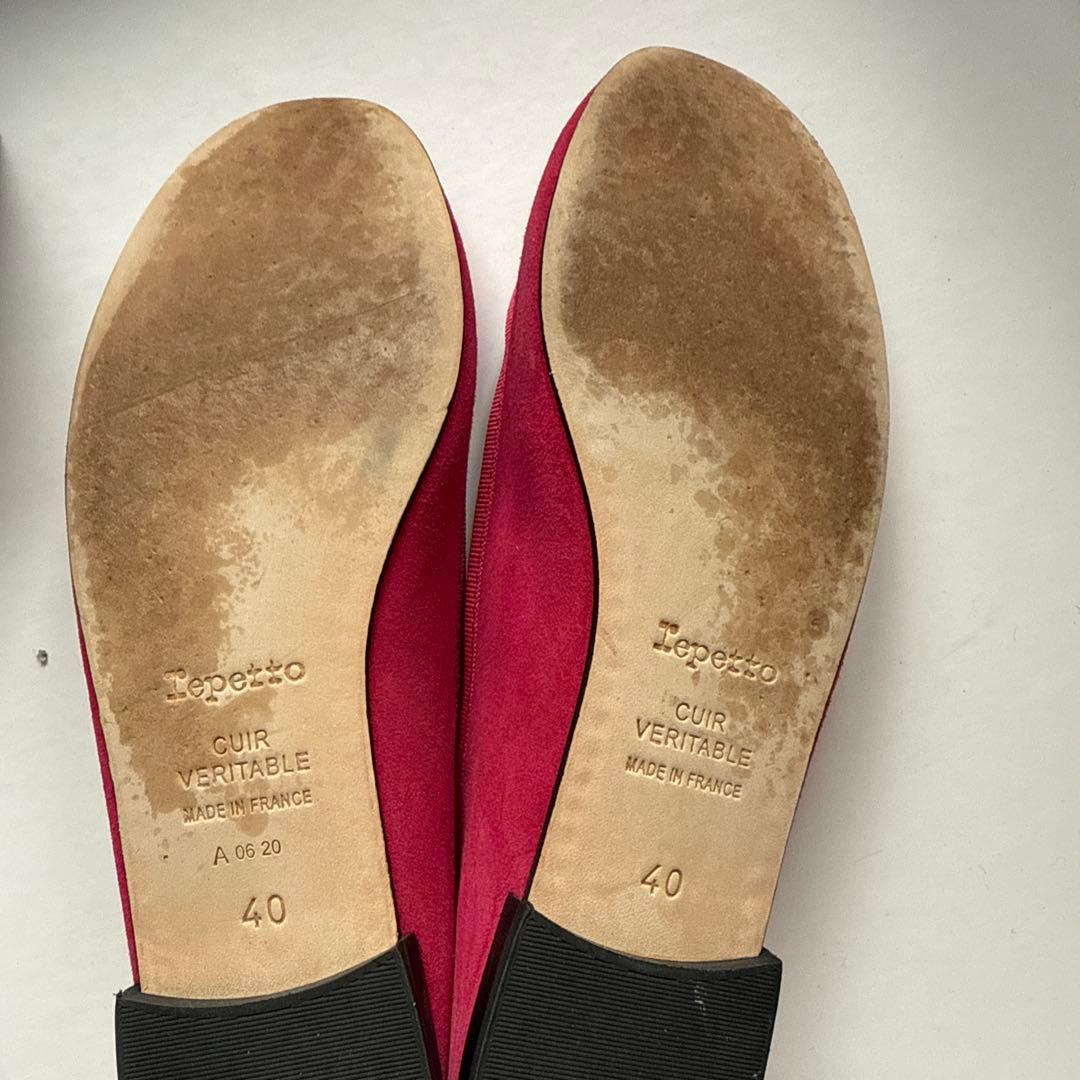 repetto ピンク バレエシューズ