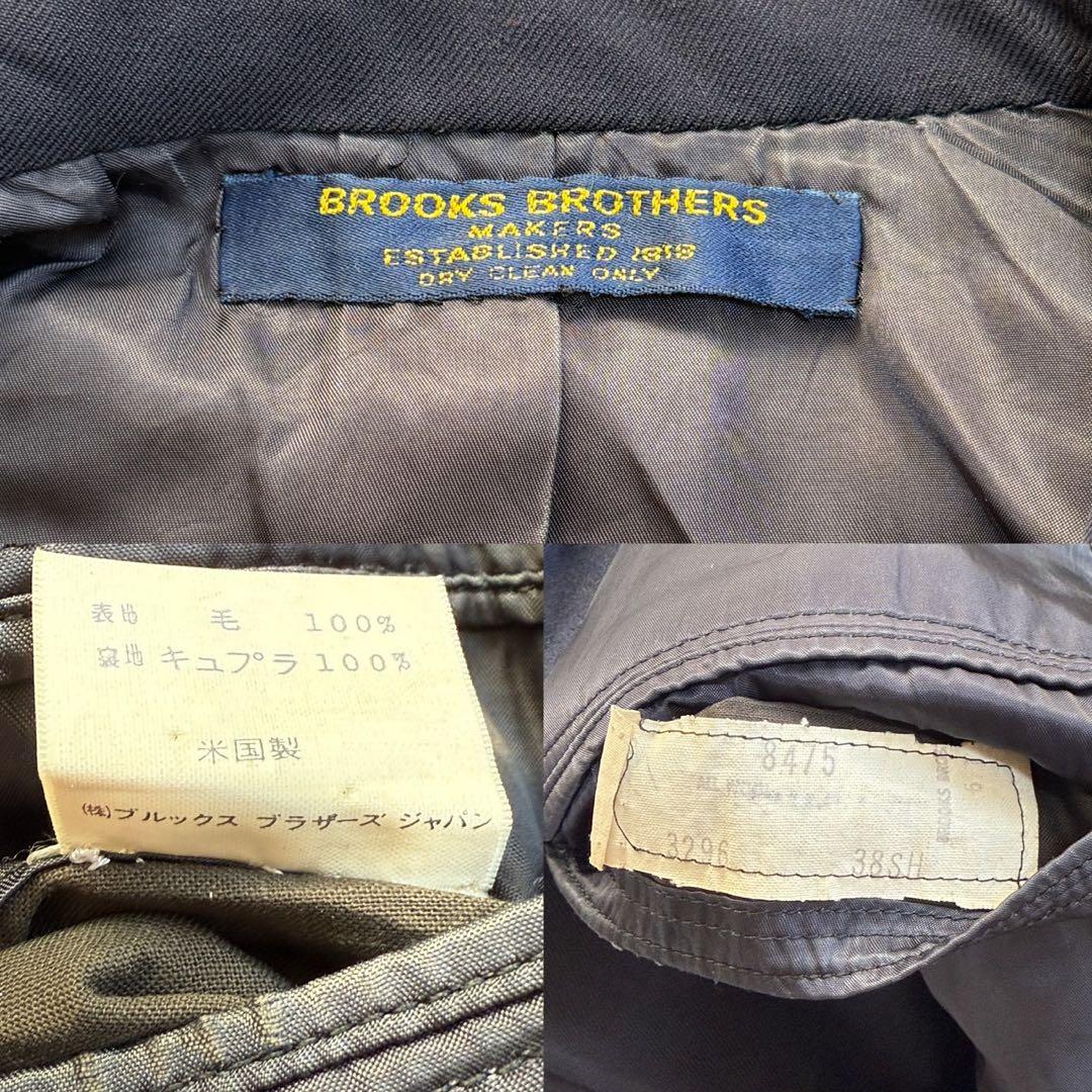 MAKERS ブルックスブラザーズ 米国製 紺ブレ テーラード GF 金ボタン