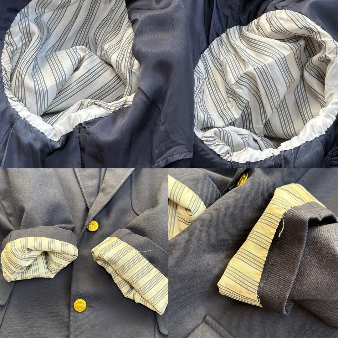 MAKERS ブルックスブラザーズ 米国製 紺ブレ テーラード GF 金ボタン