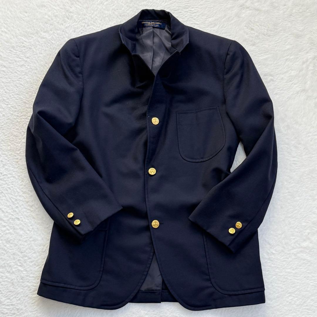 MAKERS ブルックスブラザーズ 米国製 紺ブレ テーラード GF 金ボタン