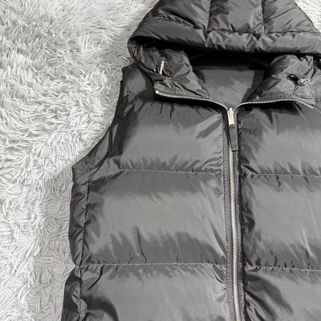 極美品✨セオリー 2way リバーシブルロングダウンベスト '19年 ブラック