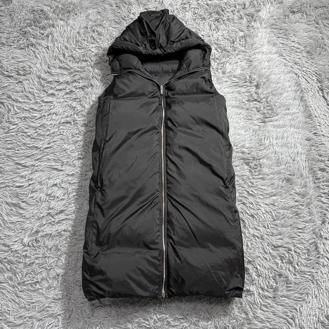 極美品✨セオリー 2way リバーシブルロングダウンベスト '19年 ブラック