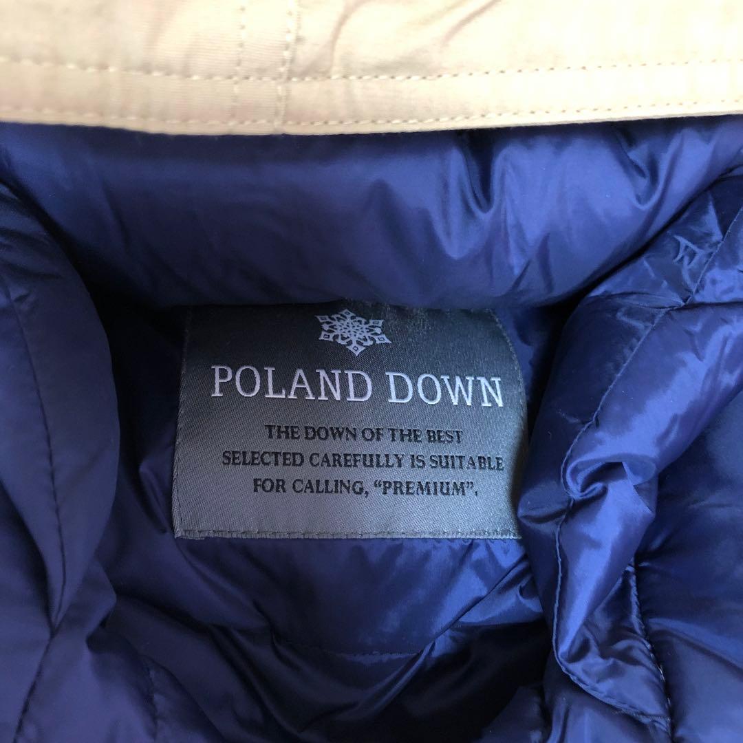POLAND DOWN フード付きダウンジャケット