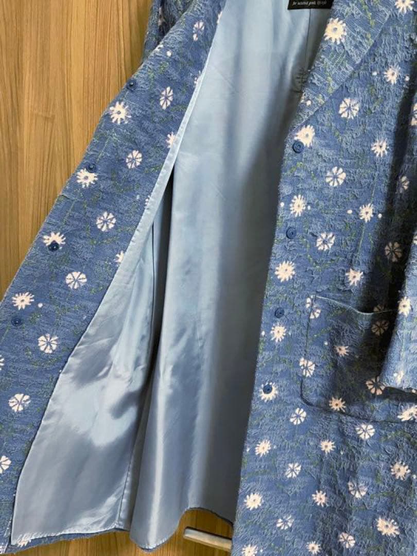 ハウピア　フラワージャガード　コート