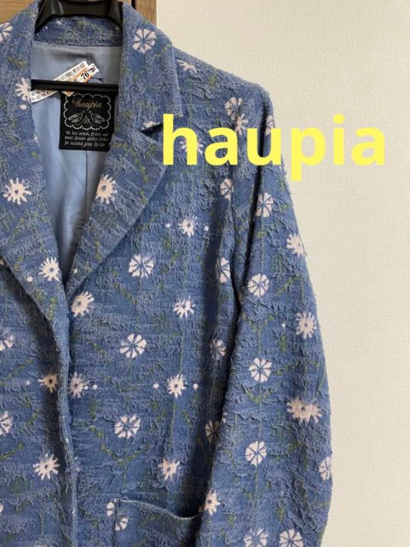 ハウピア　フラワージャガード　コート