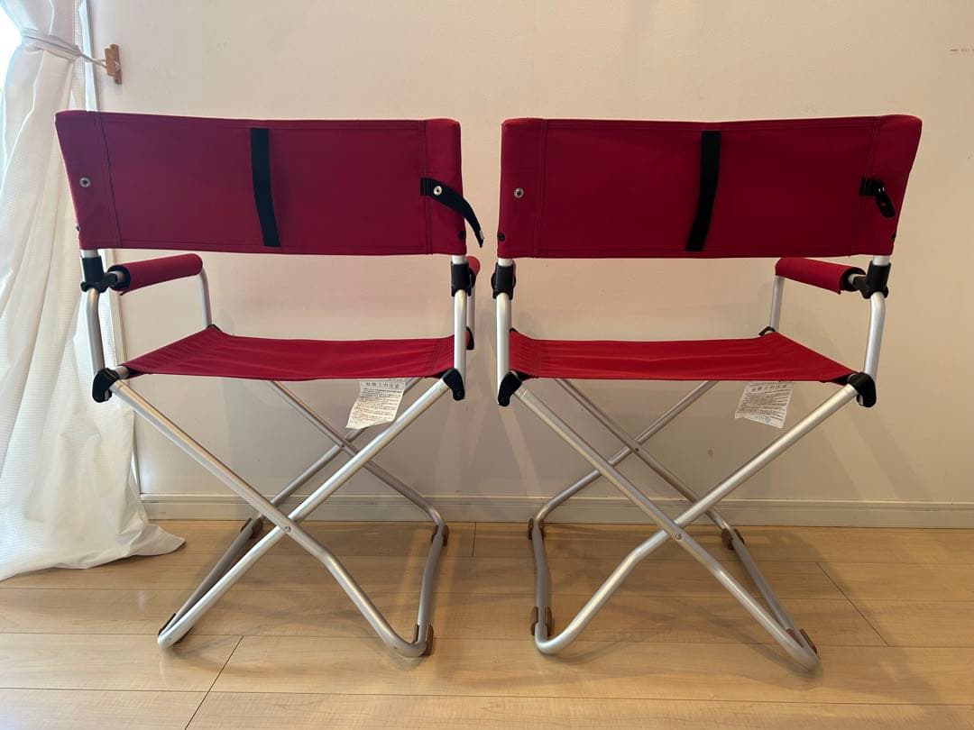  peak スノーピーク FDチェア 二脚セット 保護キャップ付き