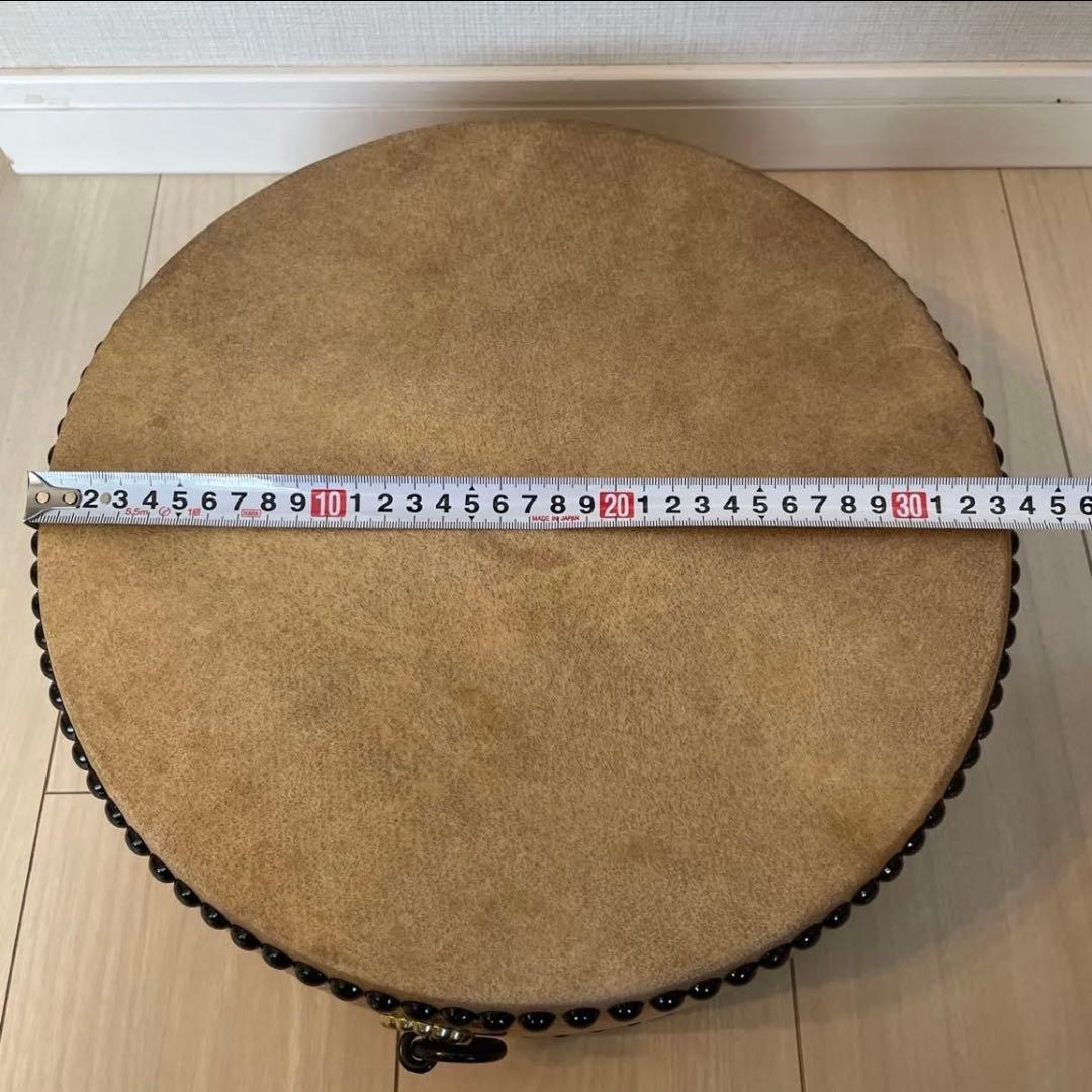 和太鼓 平太鼓 33cm 1尺1寸　和楽器 上鳴 日本製　くりぬき　本革