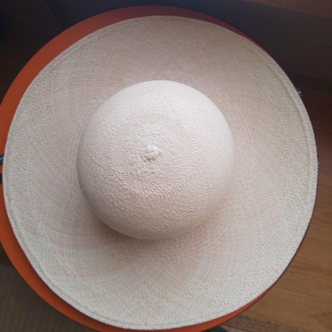 箱付き 新品未使用 59 エルメス麦わら帽子