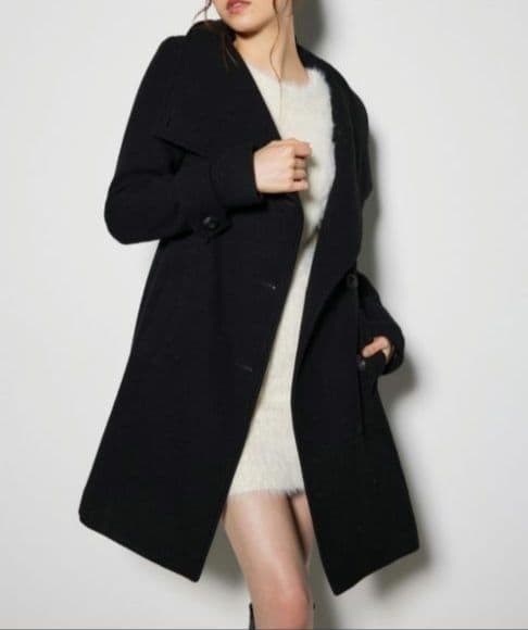 ぴ*)様 オーバーネックシンデレララインミニコート　rienda