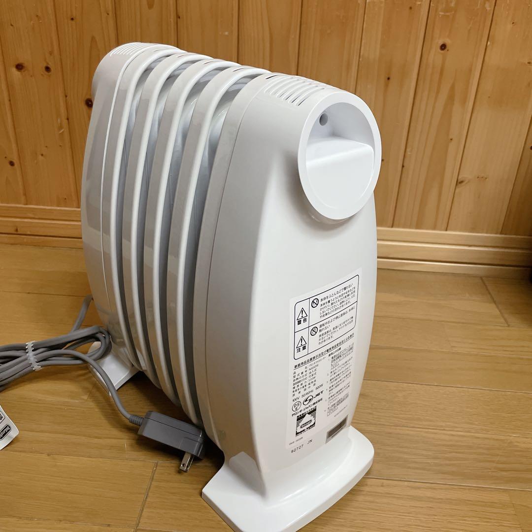 【美品】DeLonghi オイルヒーター ホワイト　NJ0505E デロンギ