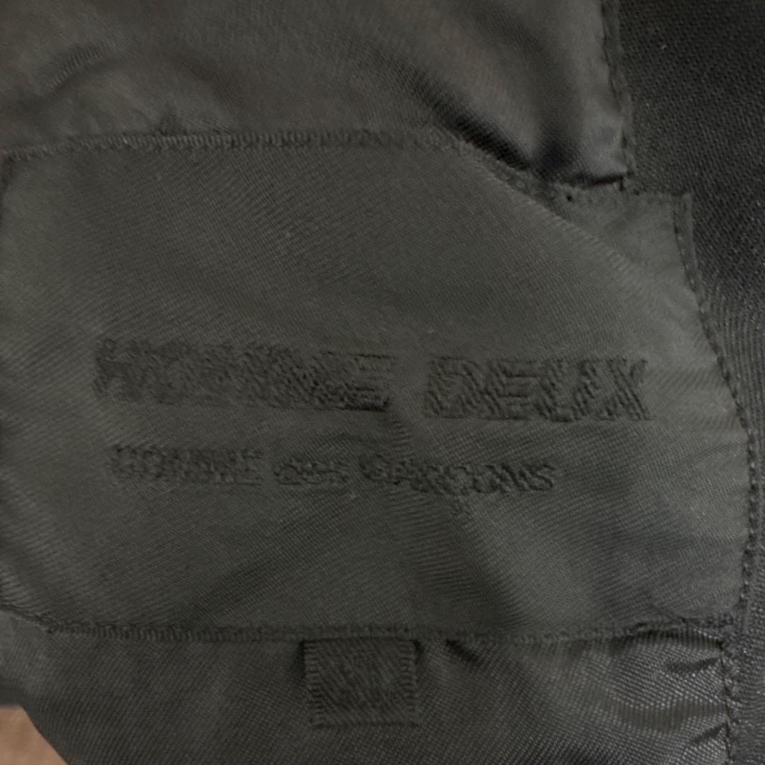 コムデギャルソンオムドゥ　後染め縮絨エステルジャケット