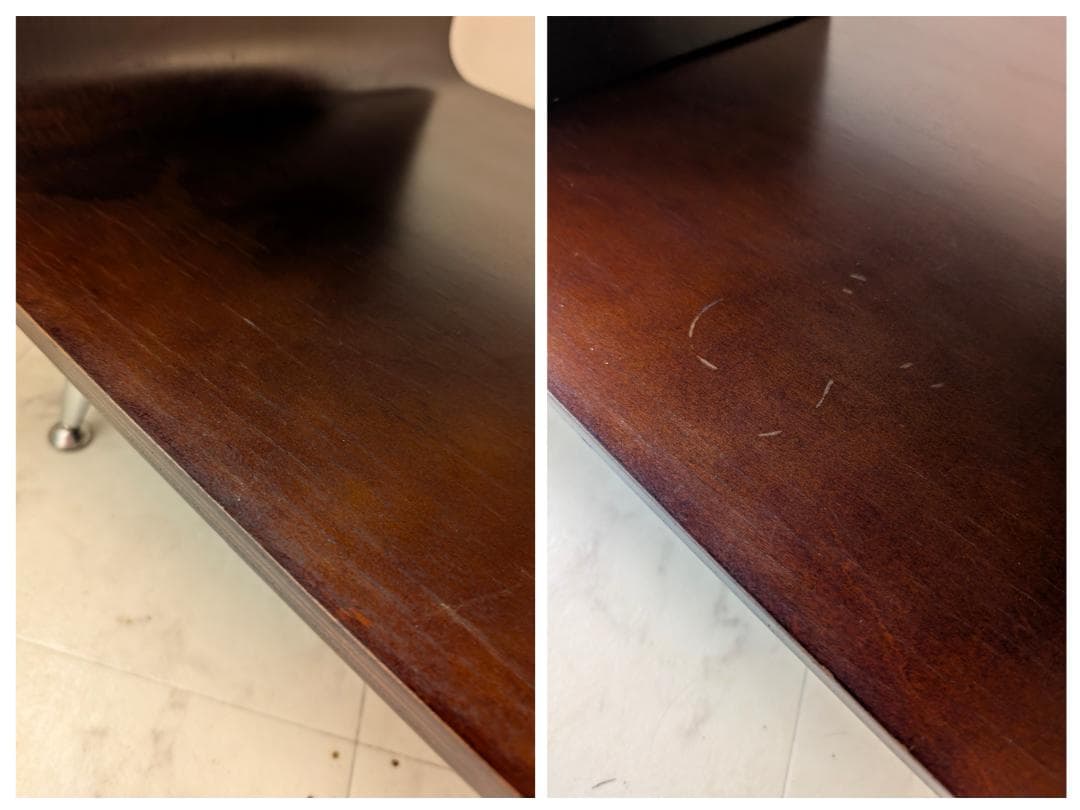 ミッドセンチュリー モダン 曲木 オープンシェルフ テーブル スペースエイジ