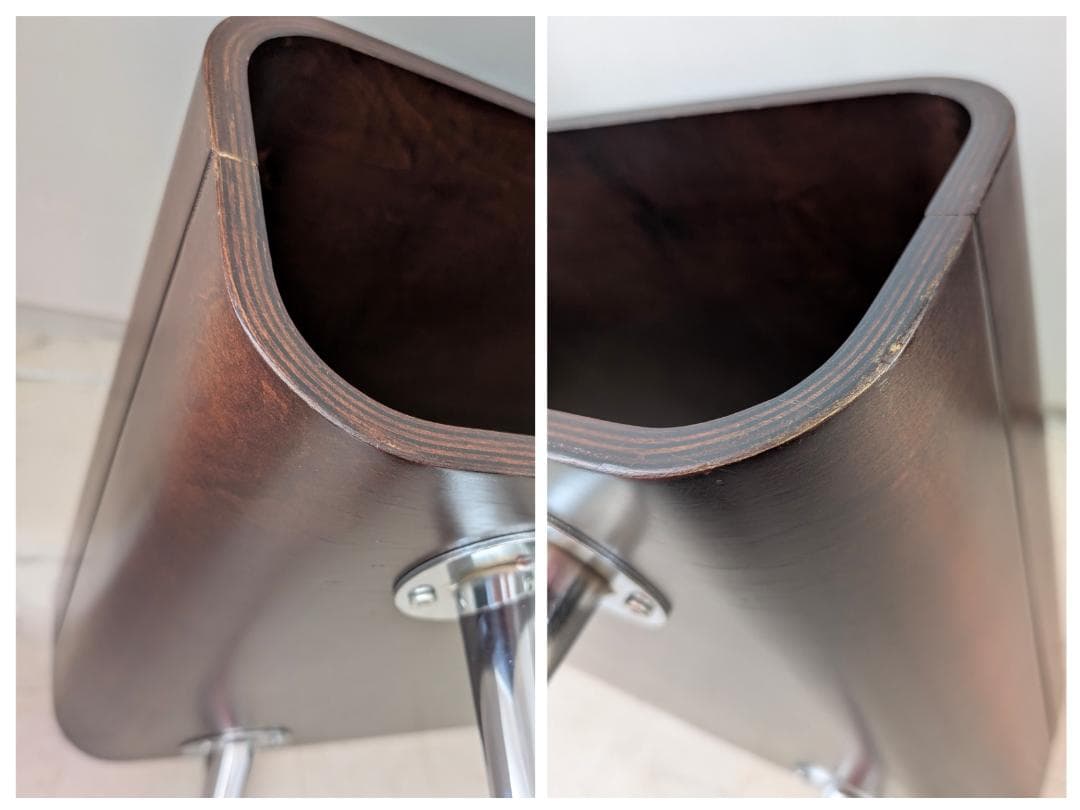 ミッドセンチュリー モダン 曲木 オープンシェルフ テーブル スペースエイジ