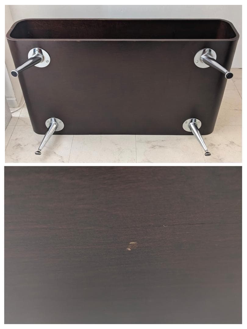 ミッドセンチュリー モダン 曲木 オープンシェルフ テーブル スペースエイジ