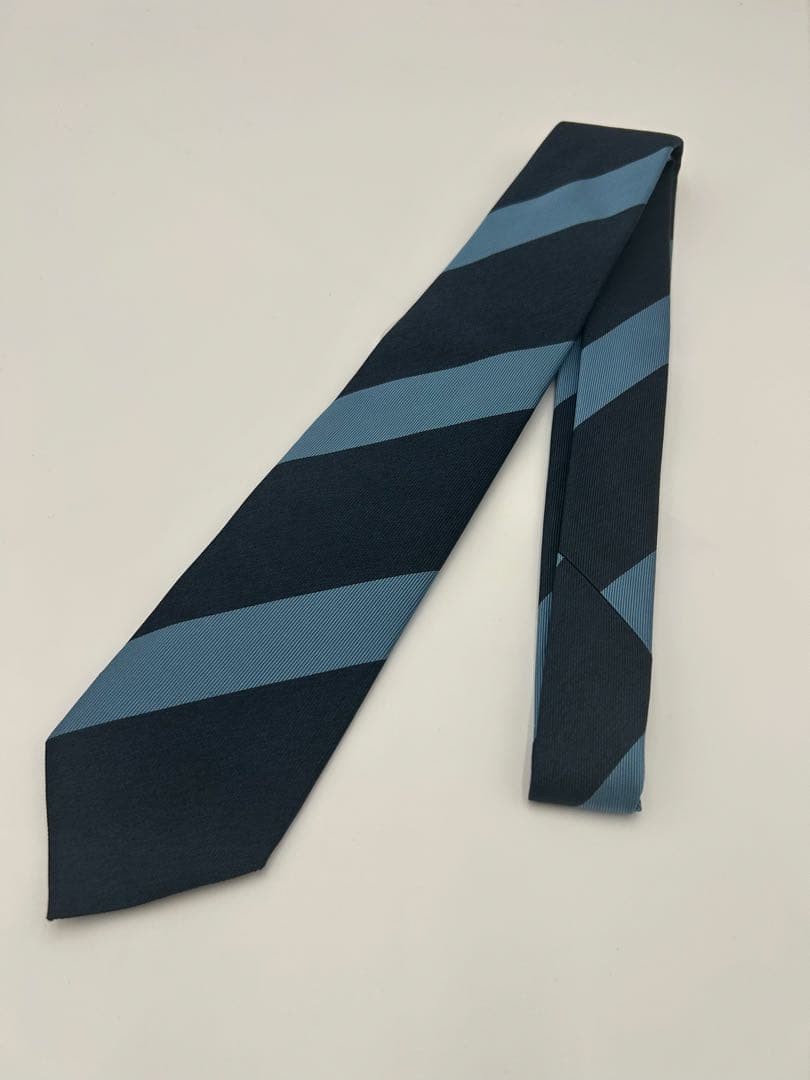 新品未使用　FRANCO BASSI ネクタイ　フランコバッシ　ネイビーブルー