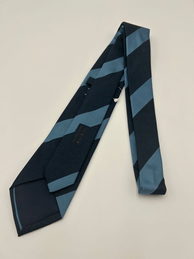 新品未使用　FRANCO BASSI ネクタイ　フランコバッシ　ネイビーブルー