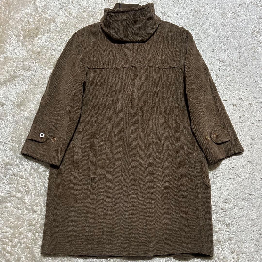 グローバーオール キングストン ヘリンボーン ダッフルコート 茶系 XL相当