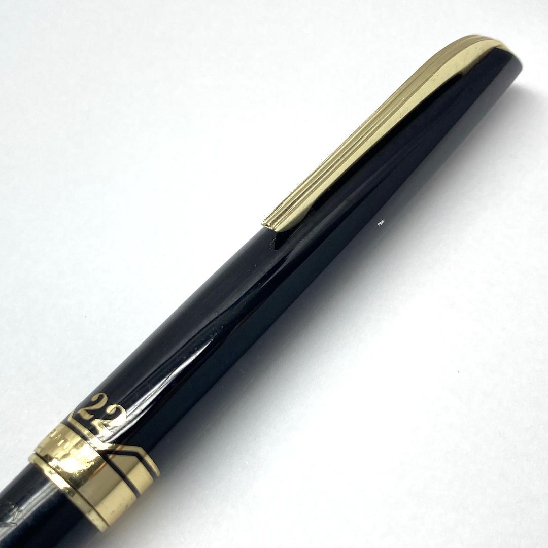 ビンテージ PLATINUM 22K プラチナ万年筆 中字 黒