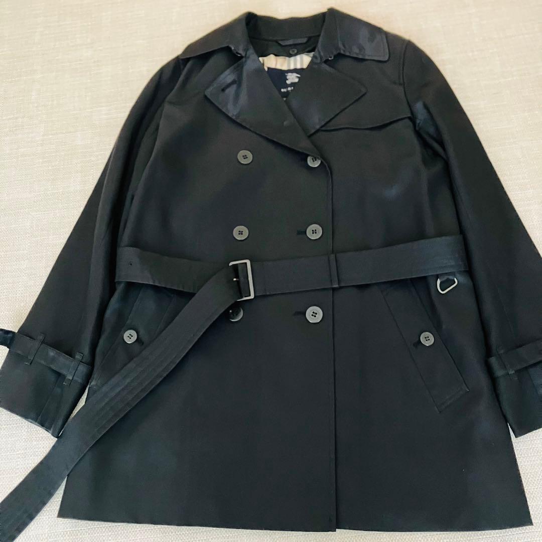 【美品】バーバリーロンドン トレンチコート ベルト ライナー ノバチェック 38