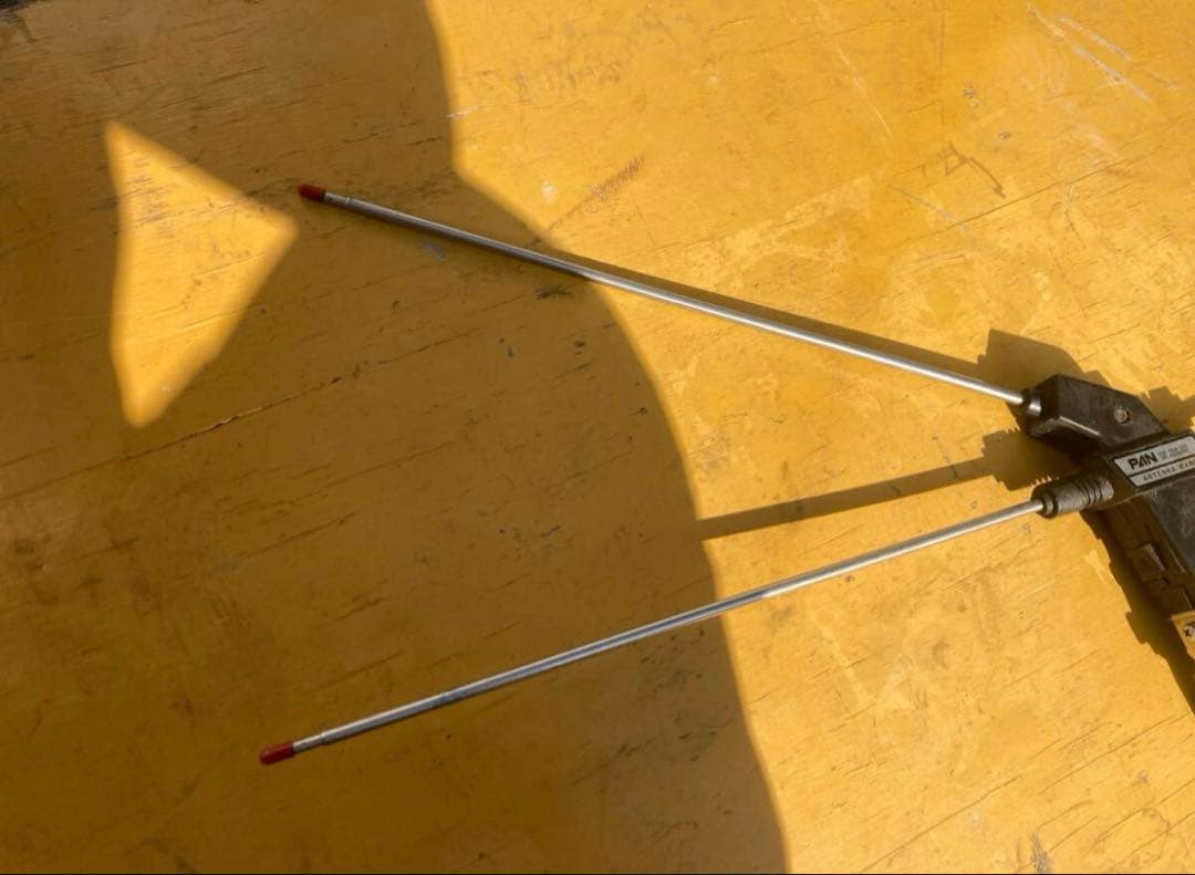 ダイバーシティアンテナ 割り箸アンテナ TVアンテナ ダミーアンテナ 当時物