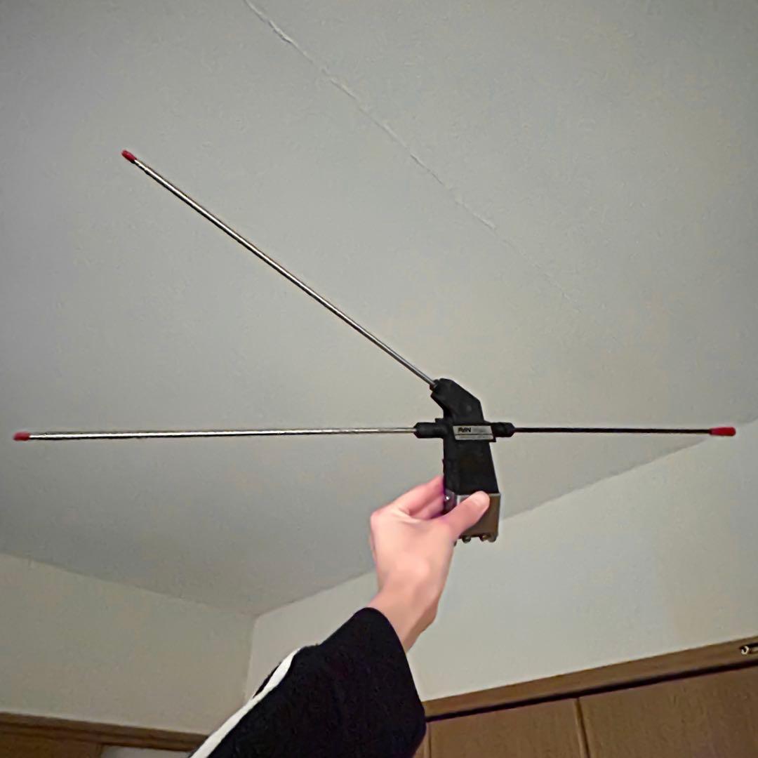 ダイバーシティアンテナ 割り箸アンテナ TVアンテナ ダミーアンテナ 当時物