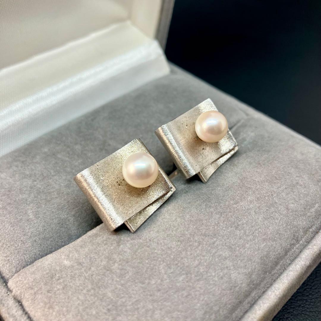 【良品】【田崎真珠】パール 真珠 カフス ネクタイピン タイタックピン セット