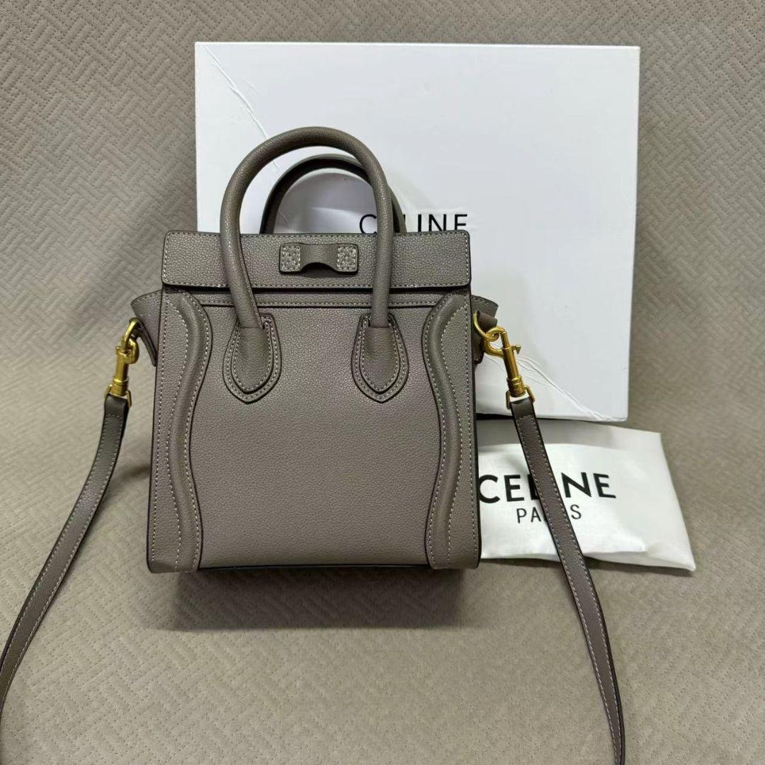 CELINE グレー 2way ショルダーバッグ