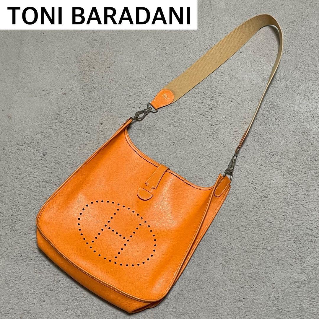 TONI BARADANI ショルダーバッグ　オールレザー　H イタリア製