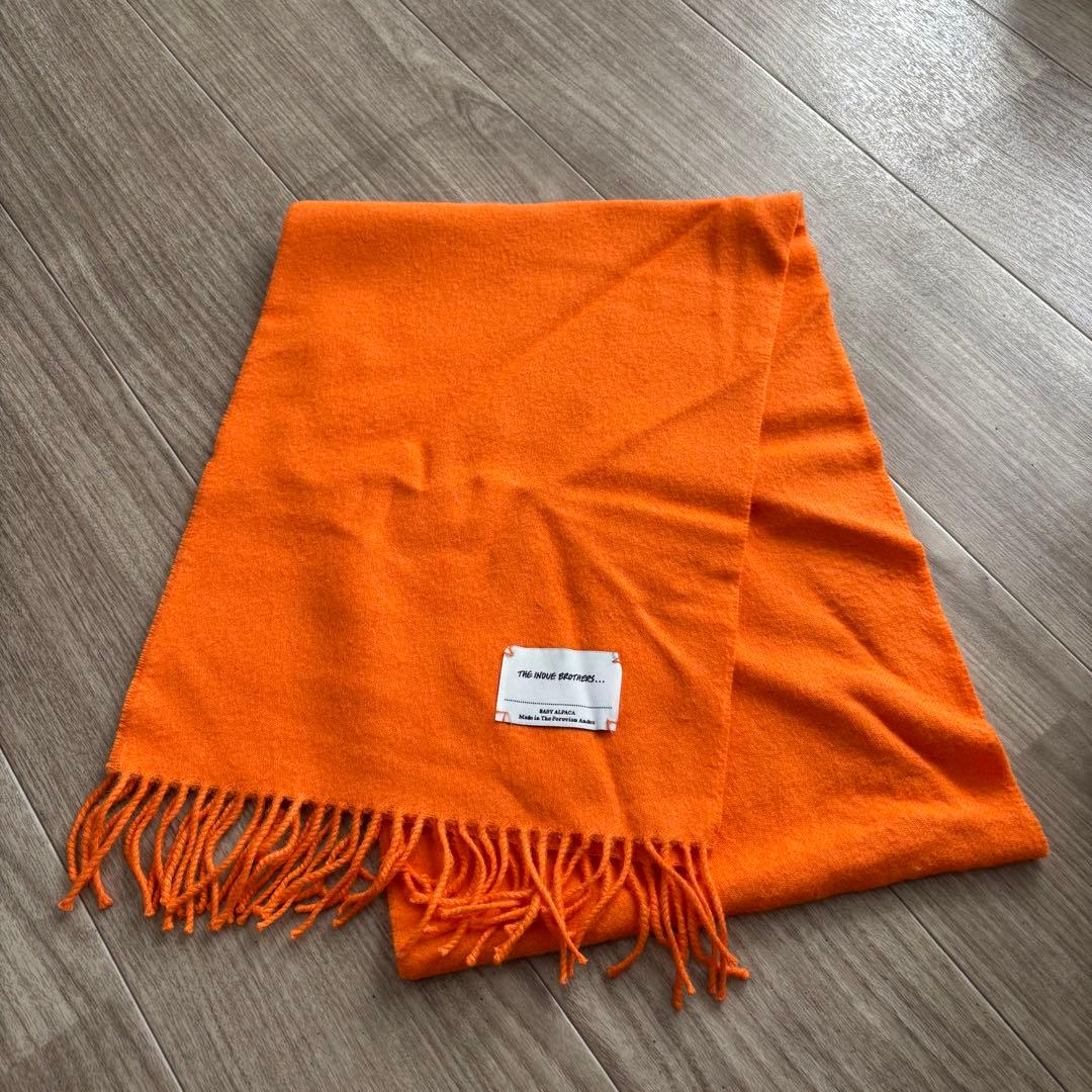 THE INOUE BROTHERS オレンジ マフラー